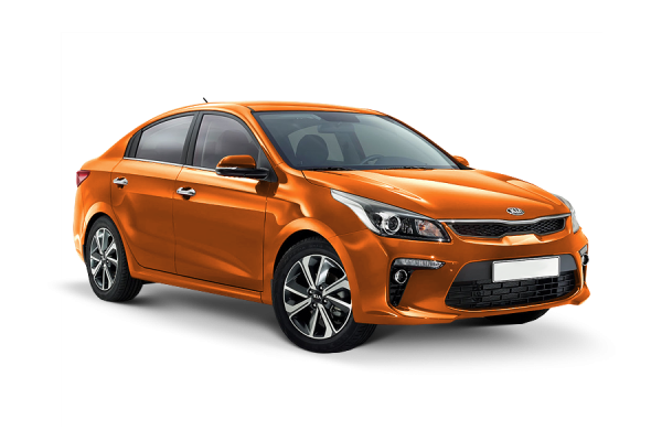 Kia Rio 2019 orange