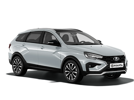Lada Vesta SW Cross Techno24 1.8 CVT 122 л.с. Serebristyy Platina