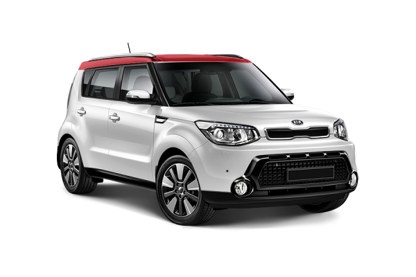 Kia Soul 2019 Clear white inferno red